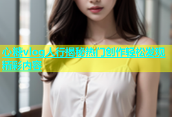 心糖vlog人行揭秘热门创作轻松发现精彩内容