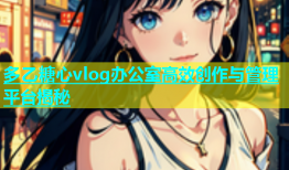 多乙糖心vlog办公室高效创作与管理平台揭秘