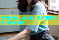 小晚酱糖心vlog揭秘生活点滴记录分享平台精彩瞬间