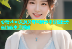 心糖vlog女演员专属展示平台轻松分享精彩生活瞬间